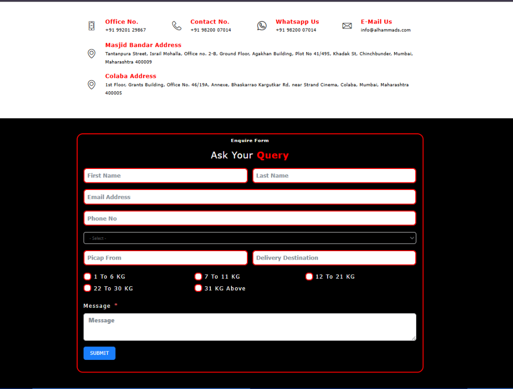 Enquiry Form